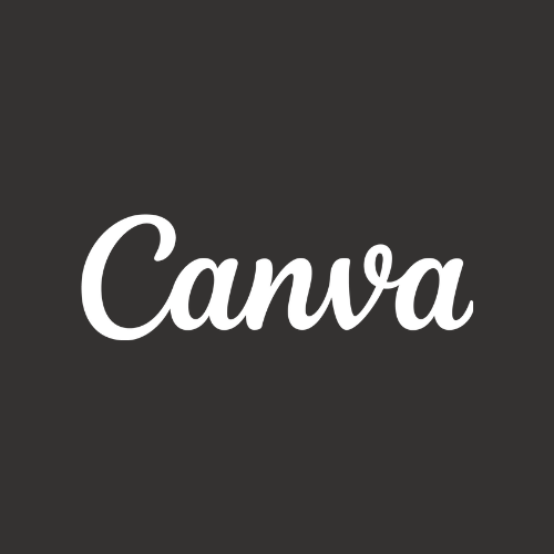 black canva logo